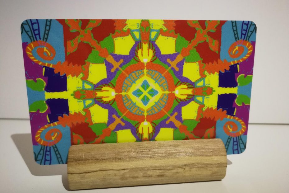 Frontseite Magic Card Grenzensprenger Energiekarte Claudia Kollros